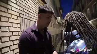 ���्यामा exhibitionist हुन्छ drilled एक horny यार