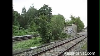 Německý hariy skutečné amatérské Veřejnosti pissing